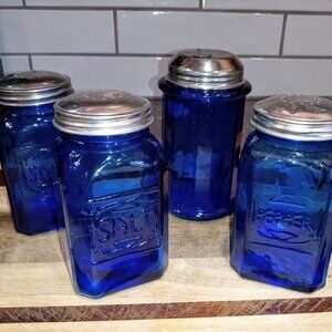 Cobalt Blue Salt & Pepper